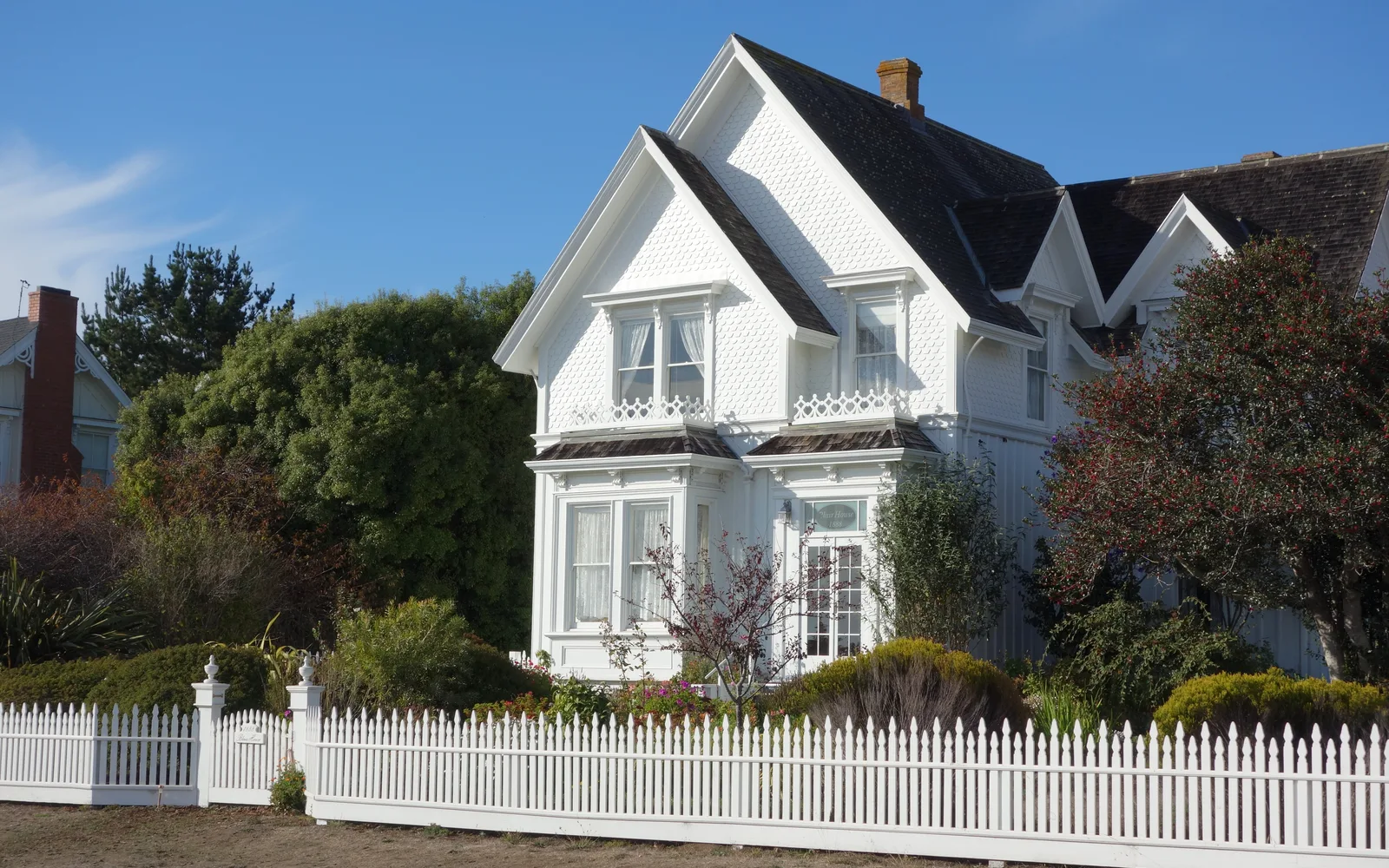 Blair House in Mendocino, California, a historic residential building representing the character of California coastal and Peninsula neighborhoods